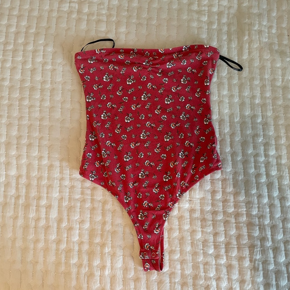Red bodysuit